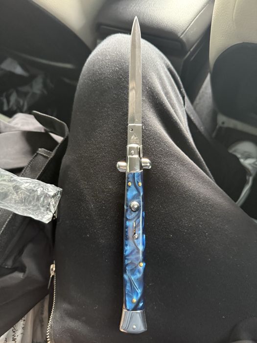 Briceag Stiletto - Albastru