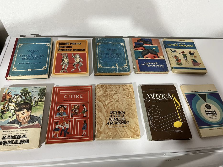 Lot Manuale scolare anii 60 - 70 -80