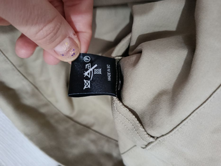 Jacheta Trench scurt bolero crem nou oversize Sonja Marohn mărimea M