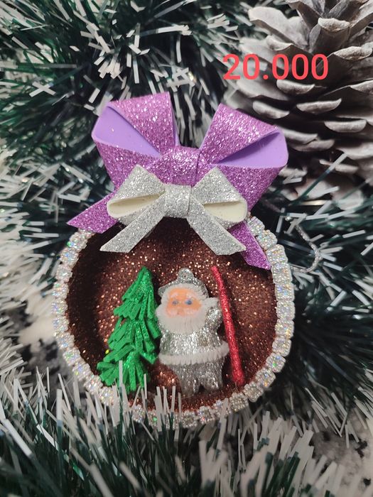 Новогодние игрушки на ёлку ручной работы