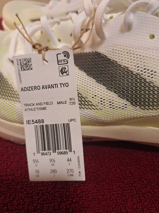 Чисто нови мъжки спортни обувки за бягане със шпайкове ADIDAS Adizero