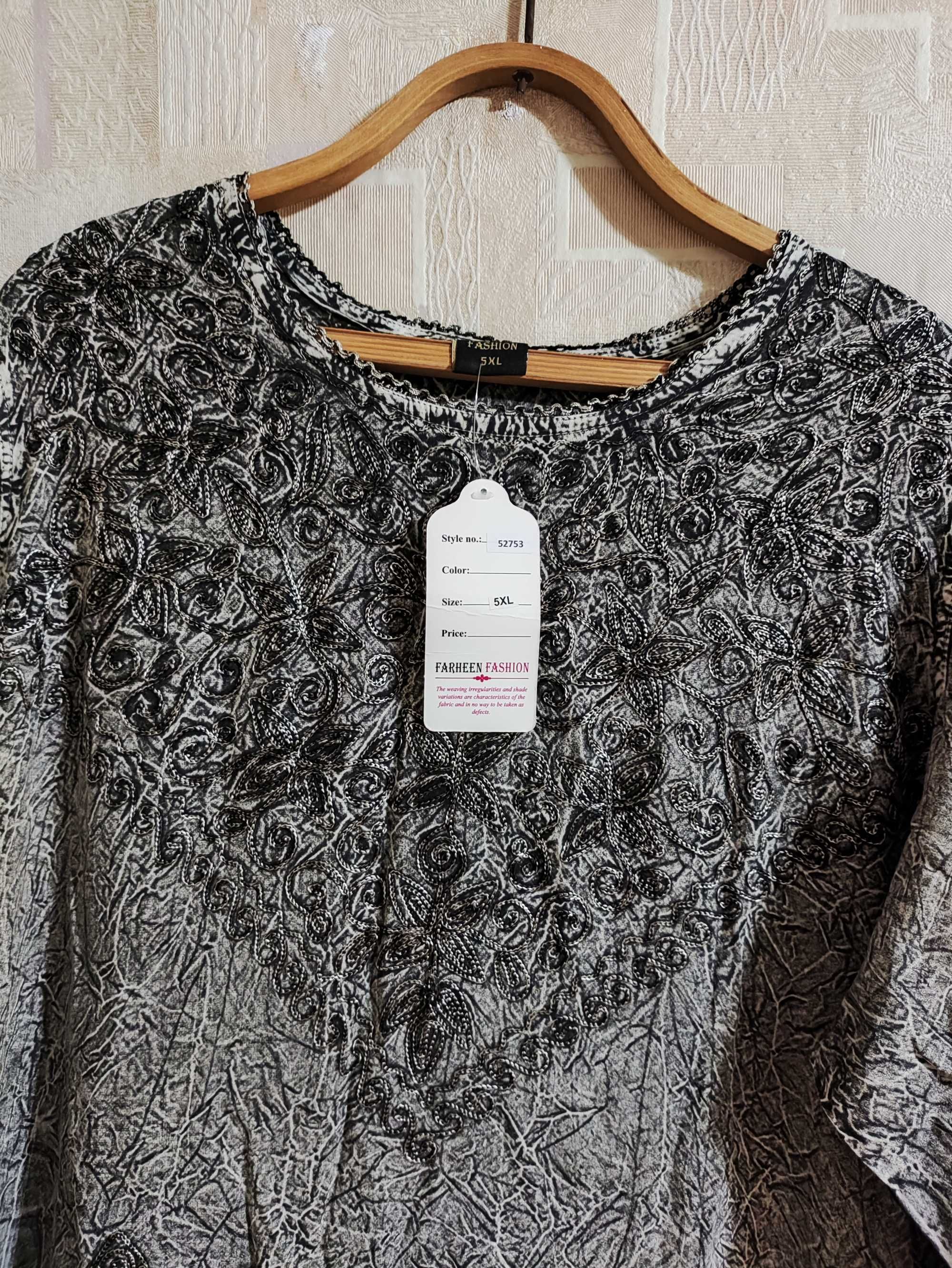 Платье новое  х/б варенка р.5xl, пр-во Индия