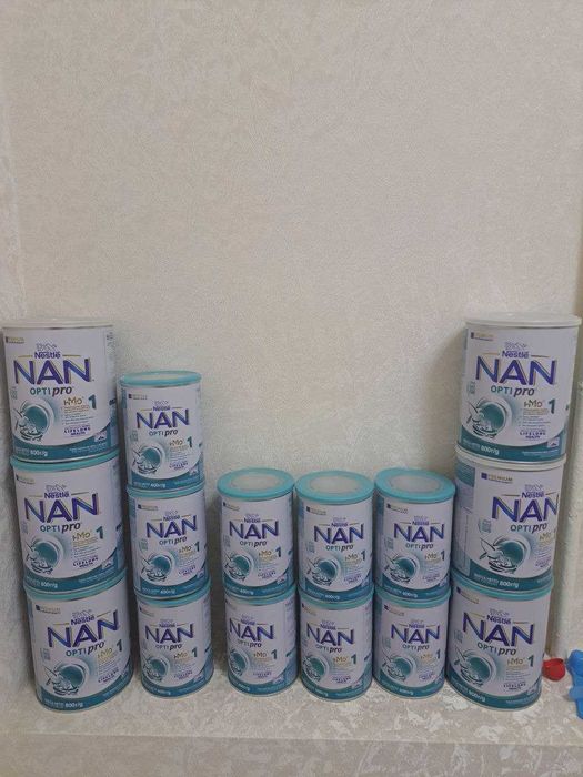 Банки из под сухой смеси NAN