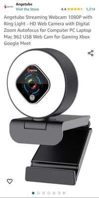 Webcam 1080P HD cu led Angetube US Camera Web