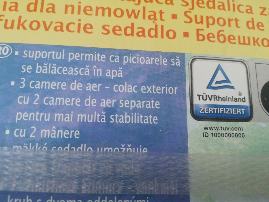 Suport de înot pentru bebeluși