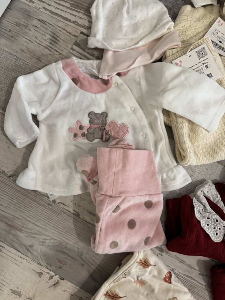 Сет за бебе момиче от новородено до 0-3,2-4 H&M, Zara, Mayoral