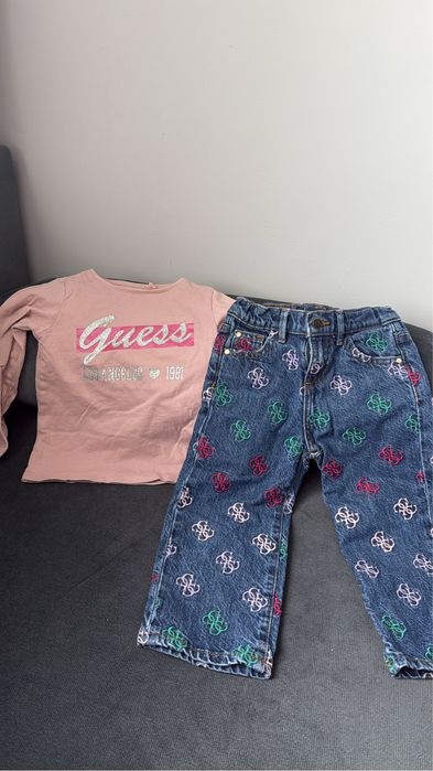 Сет дънки и блуза за момиче Guess