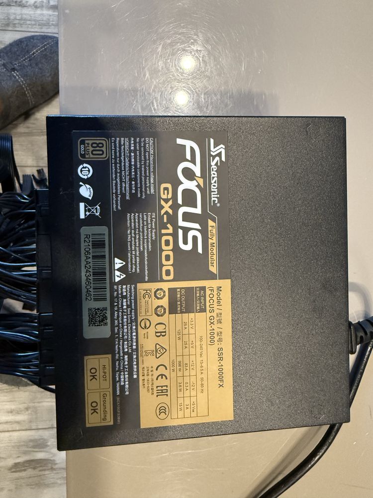 Захрамване Seasonic GX 1000w