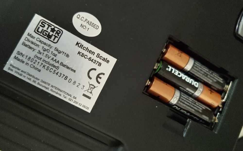 Домашна кухненска везна Star-Light до 5 кг, с LCD дисплей