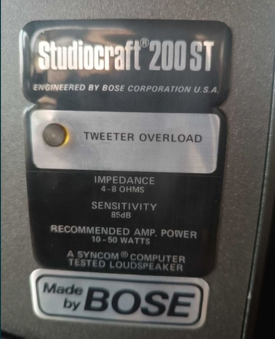 Колони Bose Studiocraft 200ST (Bose ML2) букшелф