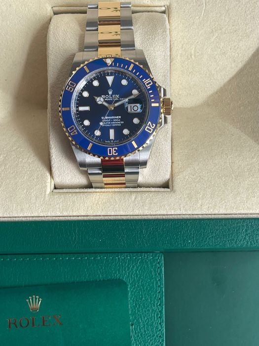Часовник Rolex Submariner Date 41 Blue Dial 18K Yellow Gold
