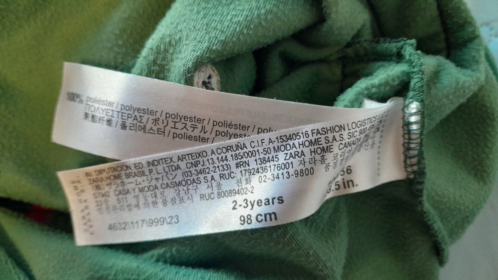 Costum de spiriduș Zara 2-3 ani (98 cm)