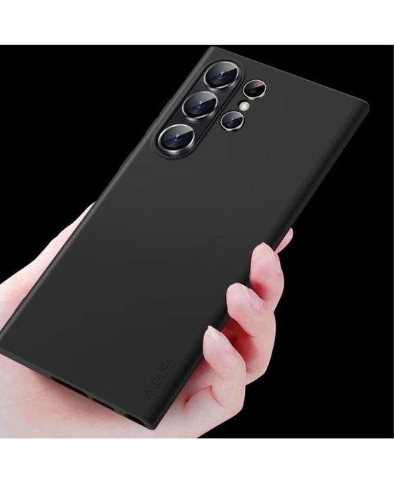 Samsung S24 S25 PLUS ULTRA EDGE Husa TPU Ultra Slim Neagra/Transaprent