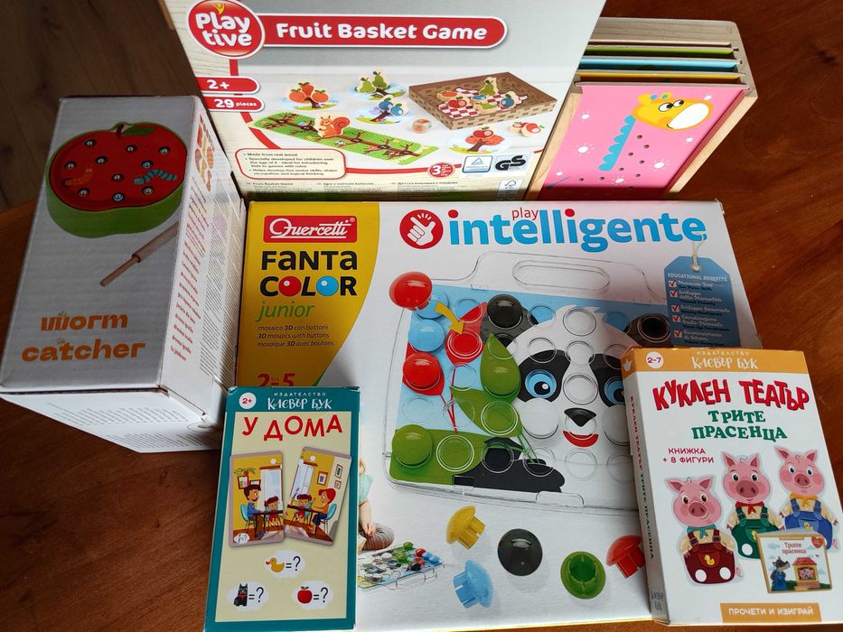 Карти и игри за 2-4 годишна възраст