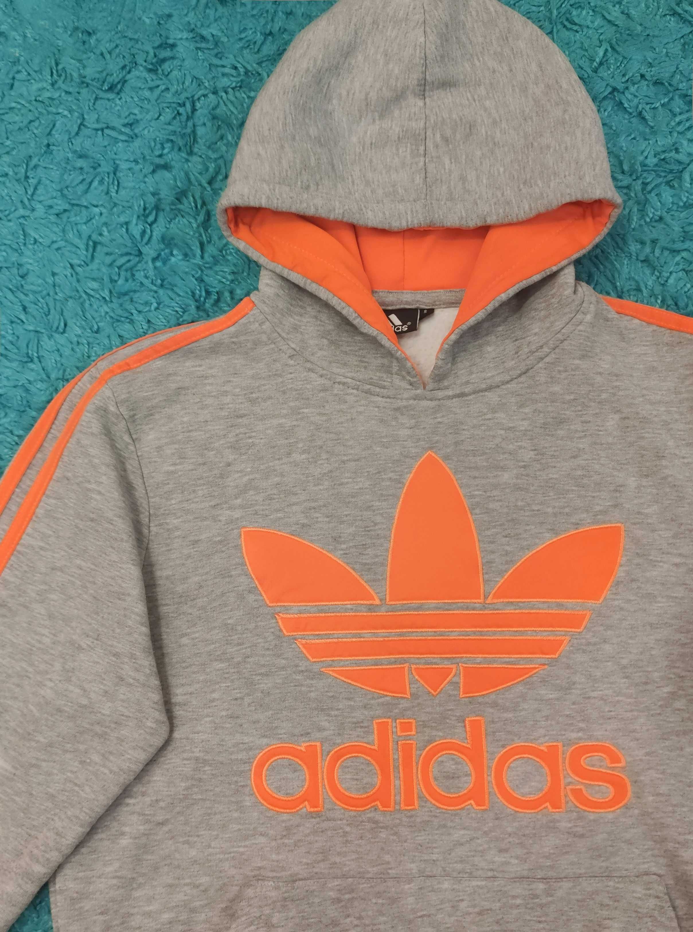 Hanorac Adidas Trefoil - Grey/Orange