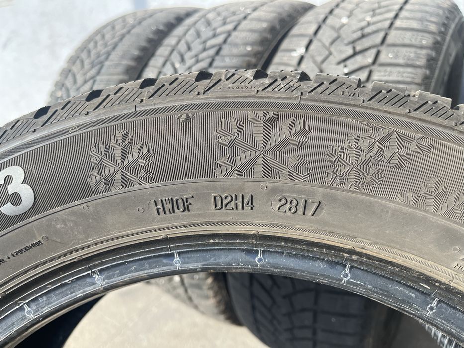 4 бр. зимни гуми 205/55/16 Semperit 5-5,5 mm DOT 2817