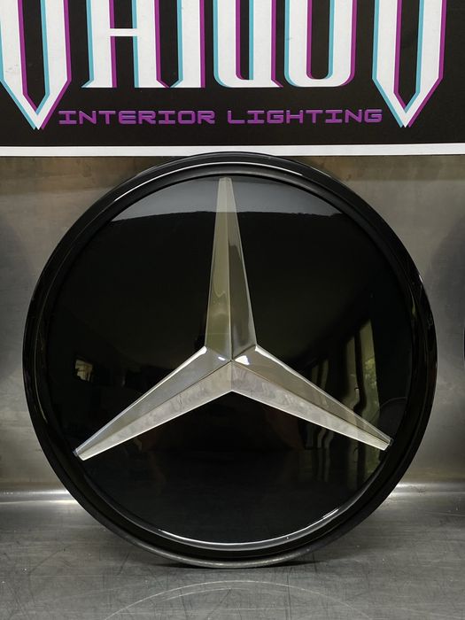 Емблема за предна решетка Mercedes-Benz A B C E GLC GLE CLA CLS ML GLK