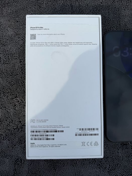 Iphone 15 Pro Max / Black / SUA / eSIM