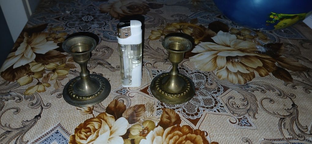 Свещници 2бр. Месинг.