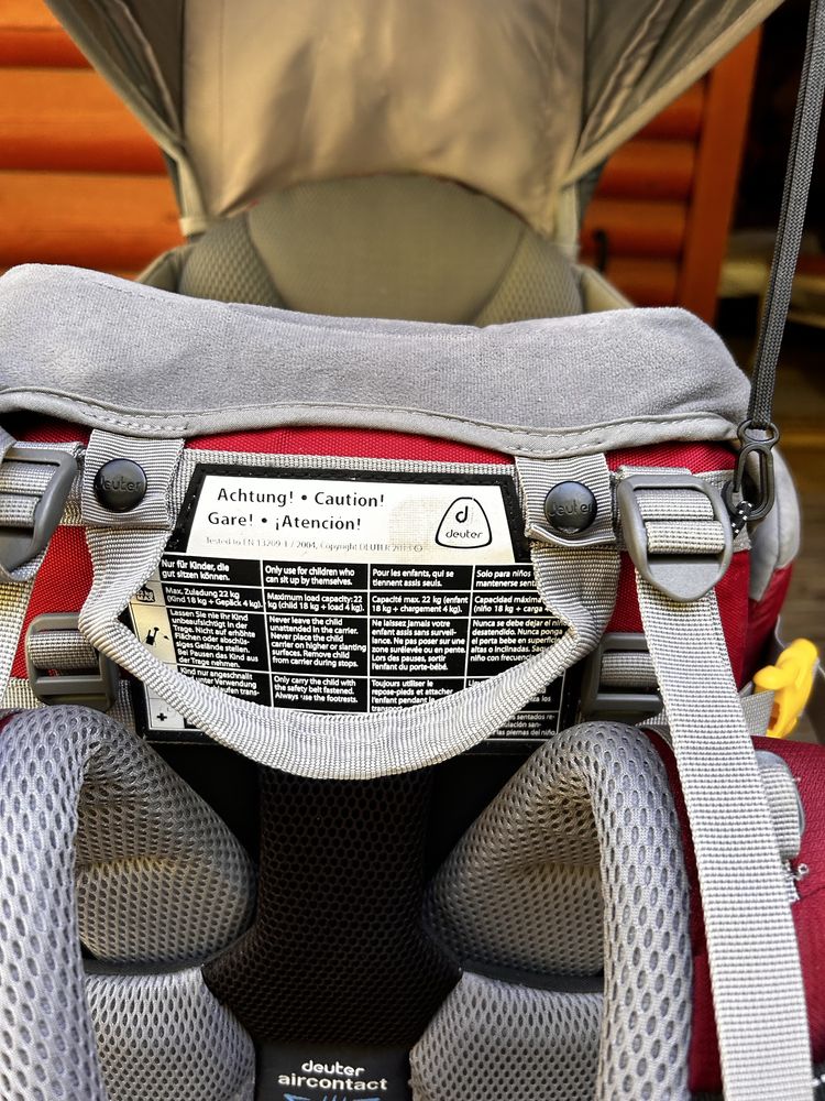 Deuter kid comfort 2 раница за носене на дете
