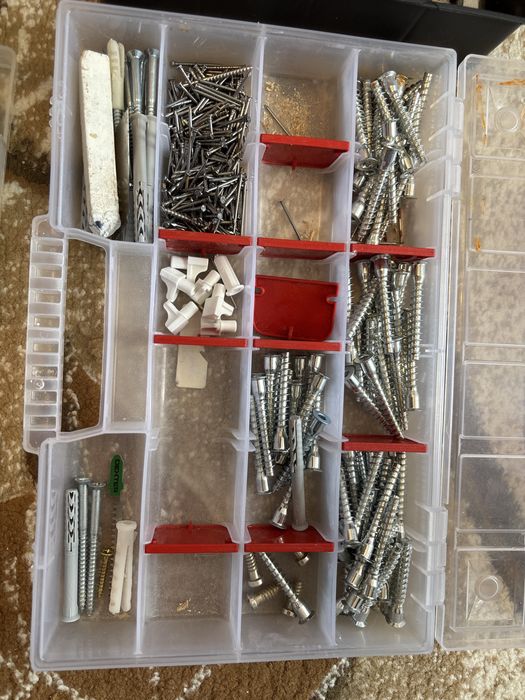 Set 4 cutii depozitare cu accesorii