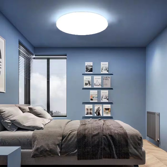Plafoniera 36W RGB LED cu efect de cer instelat cu telecomanda