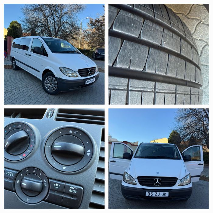 Mercedes Vito 8+1 persoane mod 2009 Clima lung recent adus !