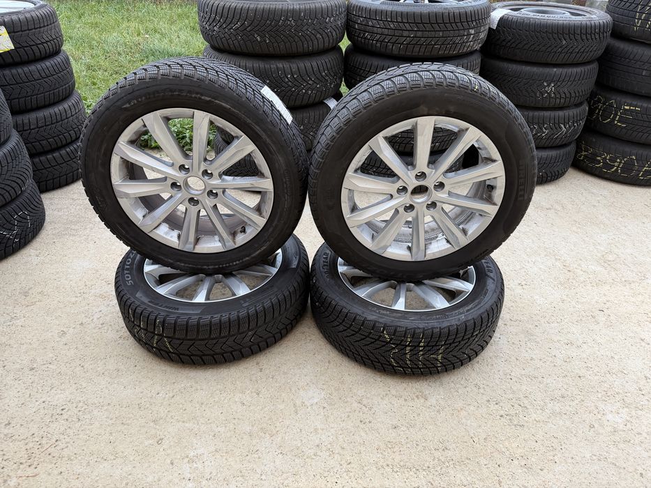 Jante aliaj 17” originale VW Passat + cauciucuri iarnă 215/55 R17