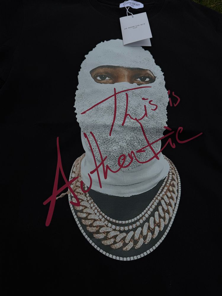 Tricou Ih Nom Uh Nit / Alb / Negru