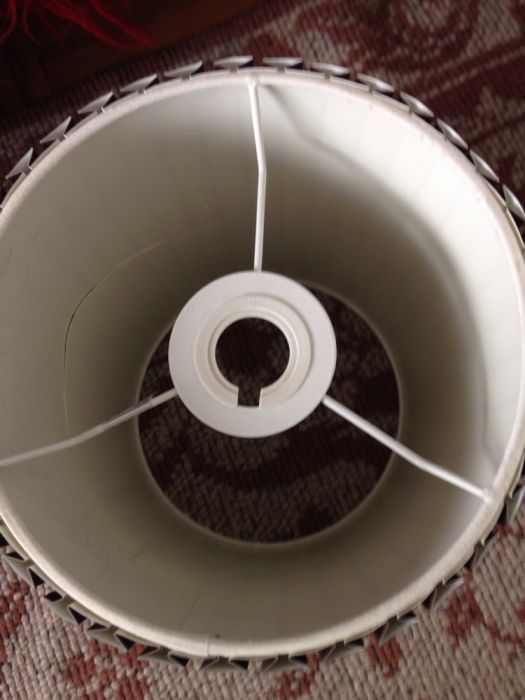 Lustra abajur bordo/marou