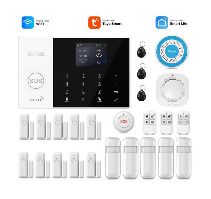 WiFi / GSM Смарт професионална Алармена система PRO+++