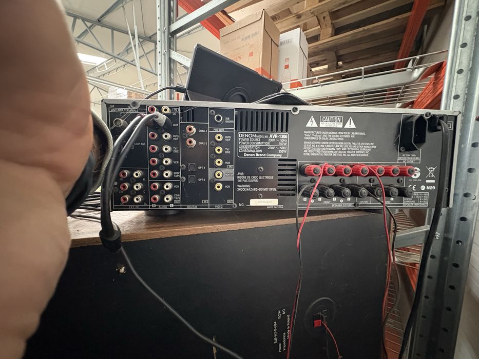 Amplificator Denon AVR 1306 + boxe pasive 110w 8 ohm