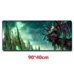 XXL Геймърски пад World of Warcraft подложка за мишка Уаркрафт 90х40см