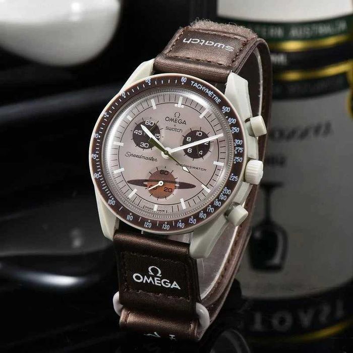 Ceas SWATCH X OMEGA MISSION TO SATURN -Chronograf Superb Nou 2025 !!