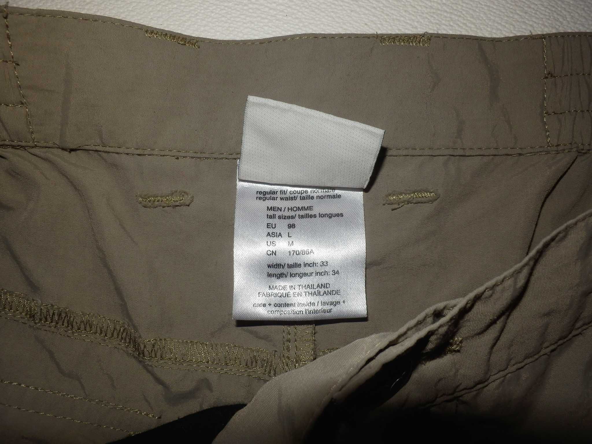 Pantaloni JACK WOLFSKIN detasabili UV Shield (barbati M) cod-557939