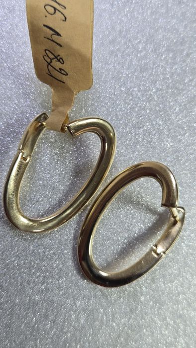 Серьги золотые Астана ЖанТаС ломбар