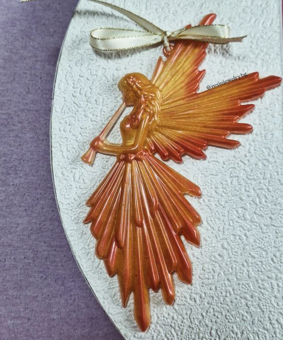 Коледни феи/играчки за елха от епоксидна смола-ръчна изработка