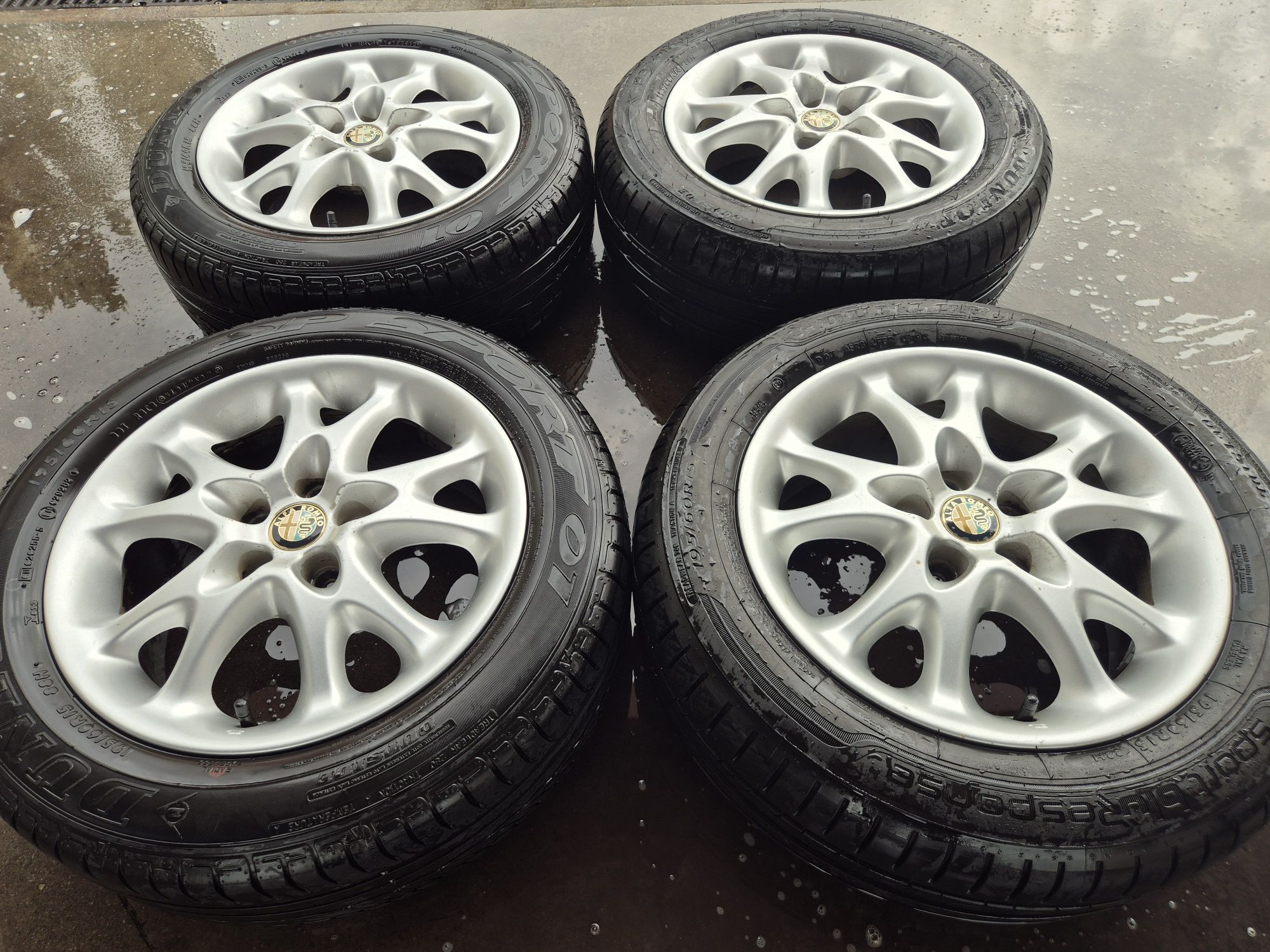 5х98/15 с гуми Алфа Ромео 5x98/15 Alfa Romeo