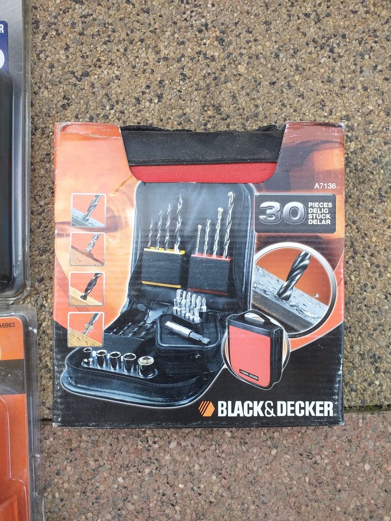 Truse bituri si burghie black and decker