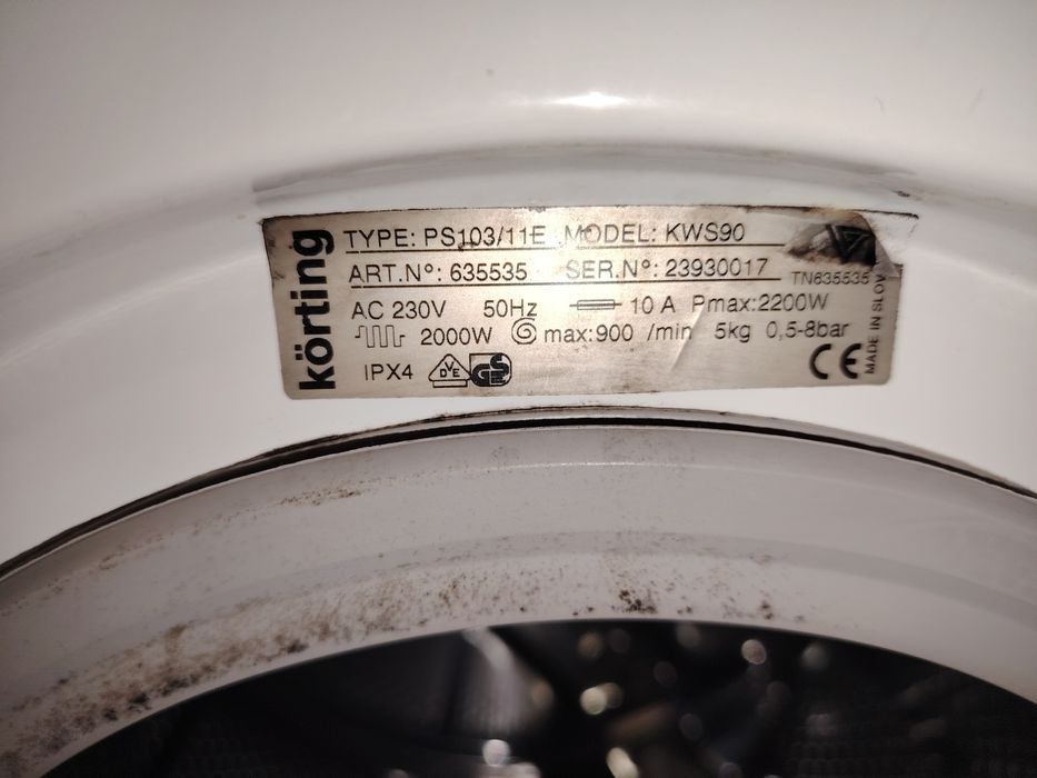 Продавам пералня Körting WM951 KWS90