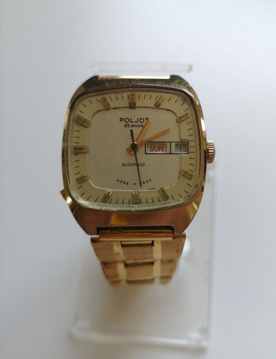 Ceas mecanic POLJOT, 23 jewels, automatic, bărbătesc, URSS