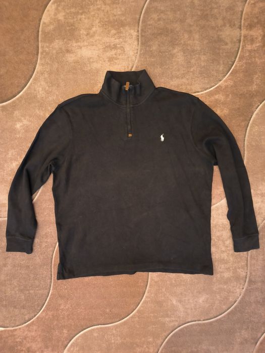 Памучен пуловер с цип POLO RALPH LAUREN  XL