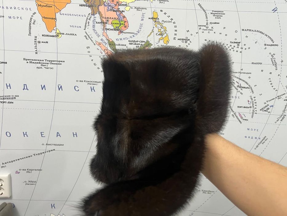 Продам ушанку норковую