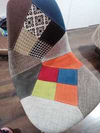 Комплект 4 стола Kring Kai, Модел patchwork, Многоцветен