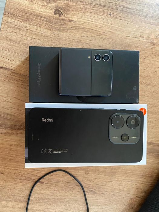 продам/обменяю Z Flip 4 с коробкой  и Redmi note 14 и Redmi note 9