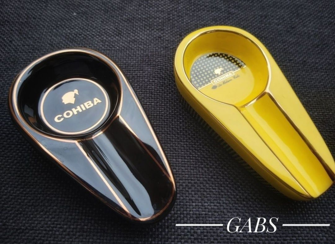 Керамичен пепелник за пури COHIBA,два цвята