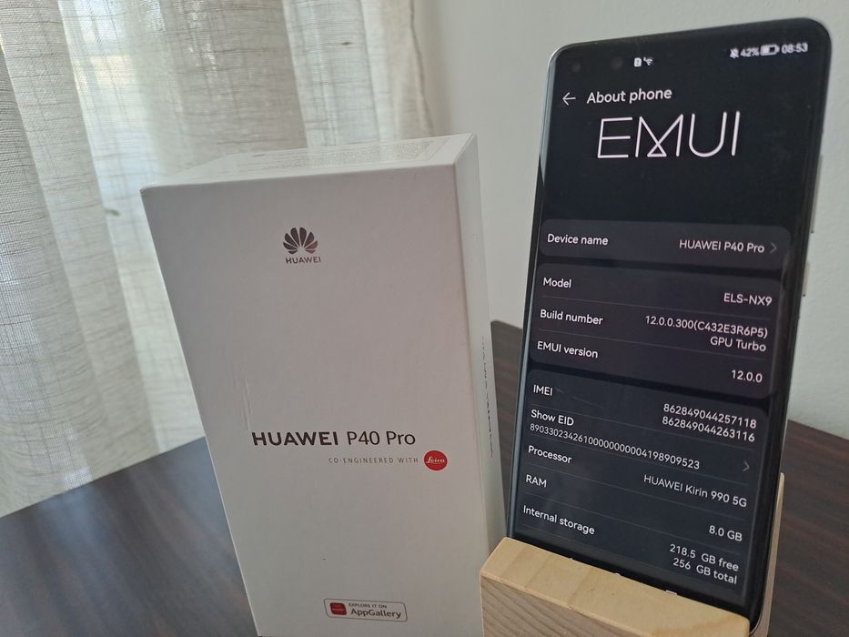 Huawei p40 pro 8GB ram 265GB storage