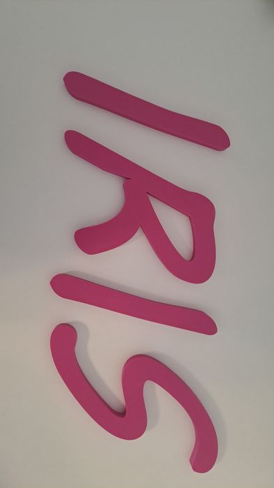 Litere volumetrice, sigle, logo uri din plastic, printate 3d
