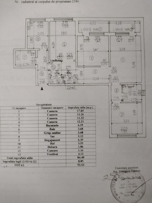 Apartament 4 camere Alexandru cel Bun 19