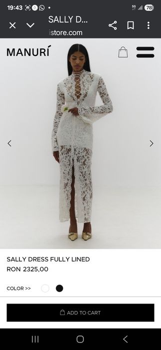 Rochie Manuri din dantela